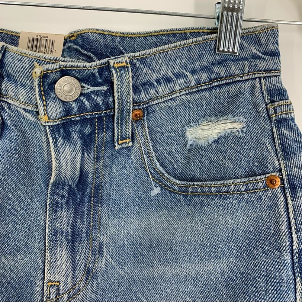 Levi’s High Rise Deconstructed‎ Skirt Size 00/24 - Picture 7 of 8